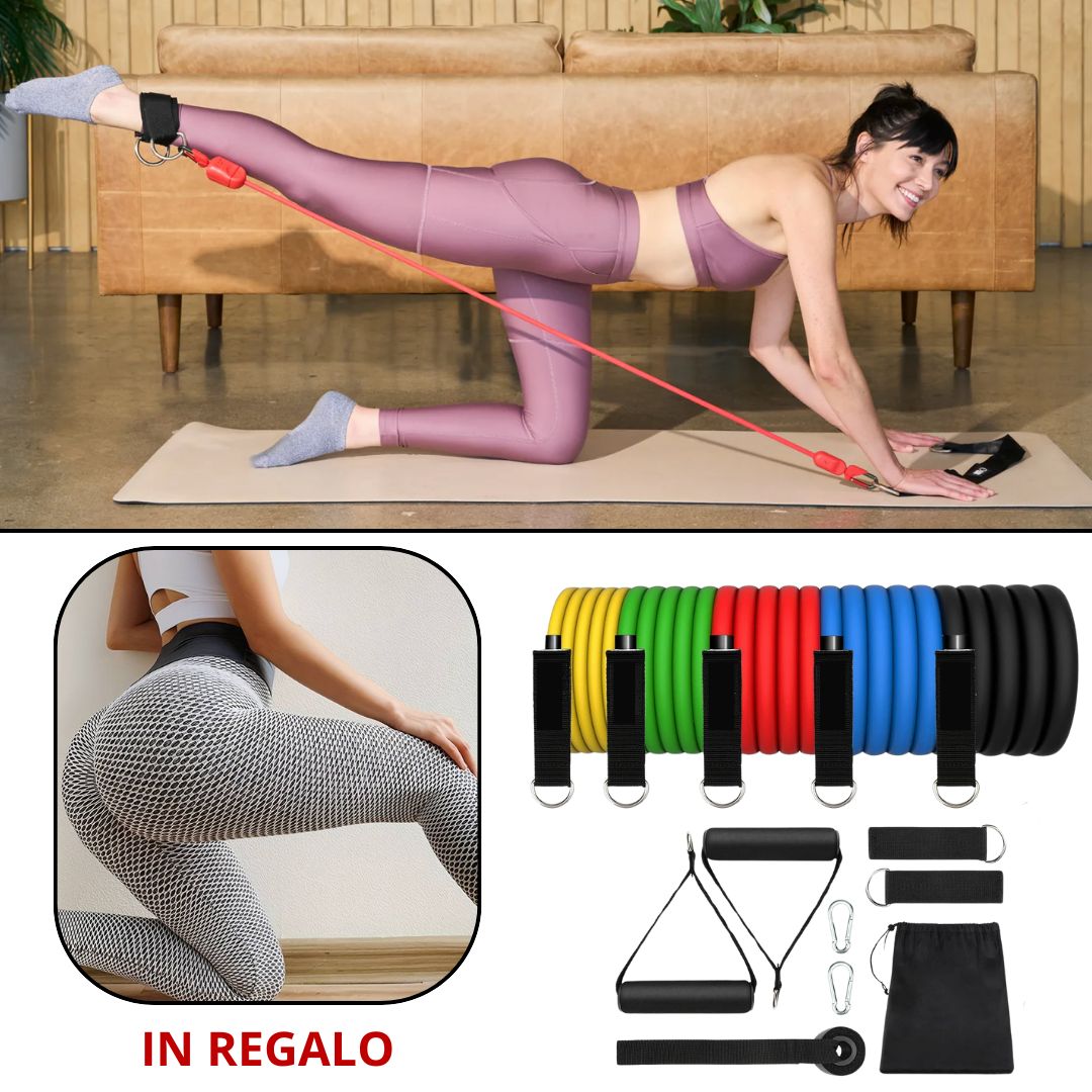 elastici fitness allenamento bande elastiche