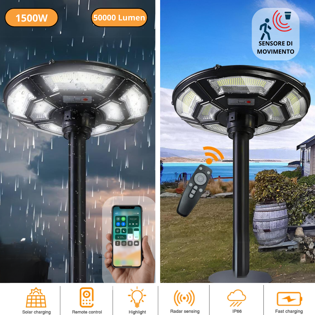 Solar Lamp Ufo 2